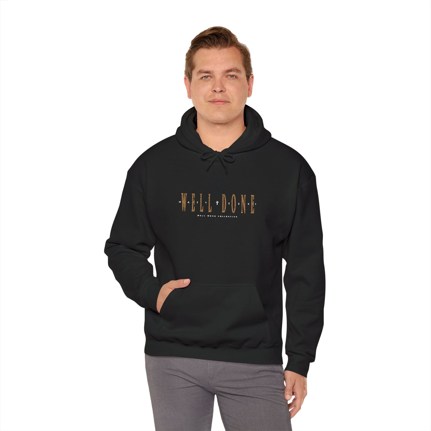 Well Done Hooded Sweatshirt | Large Embroidery