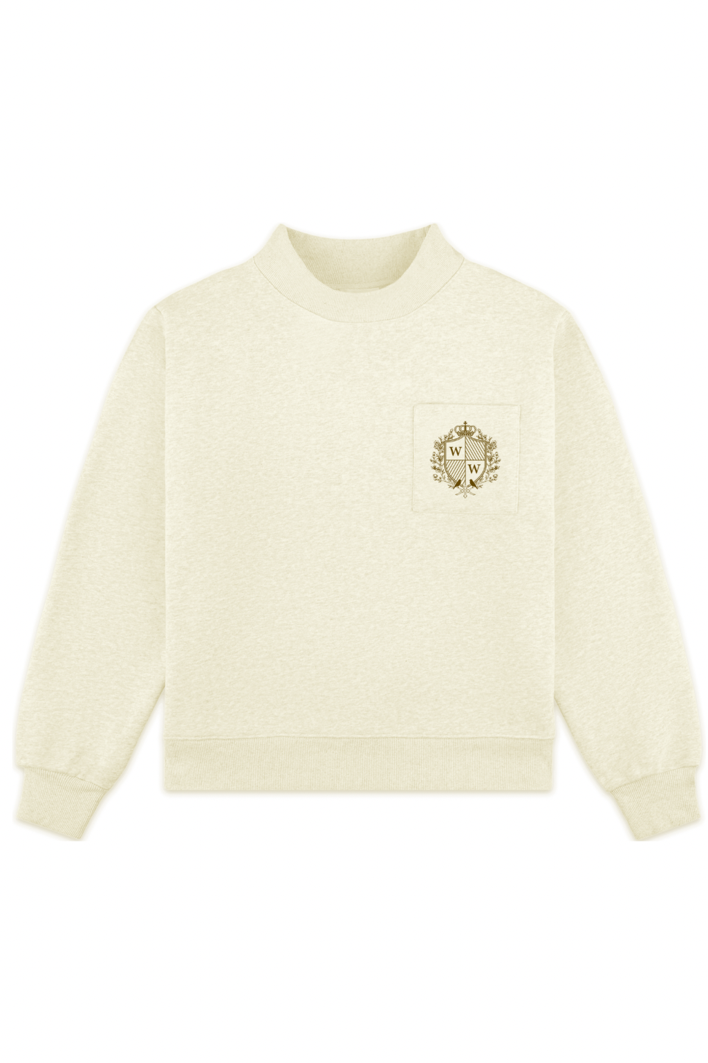 WW Crest Mock Neck - Well Worn Signature