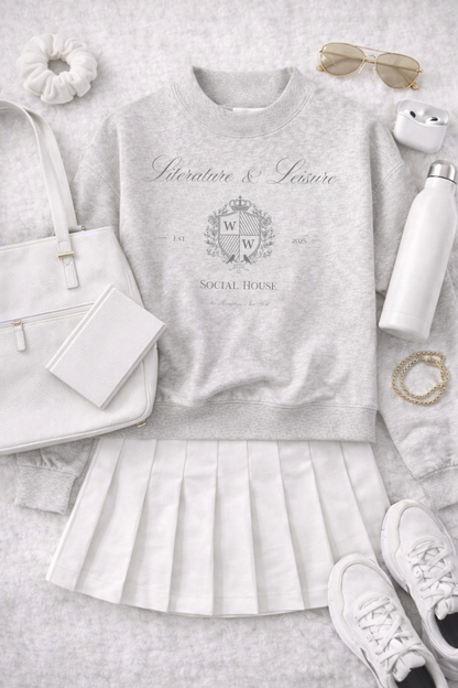 Literature & Leisure Mock Neck - Well Worn Signature