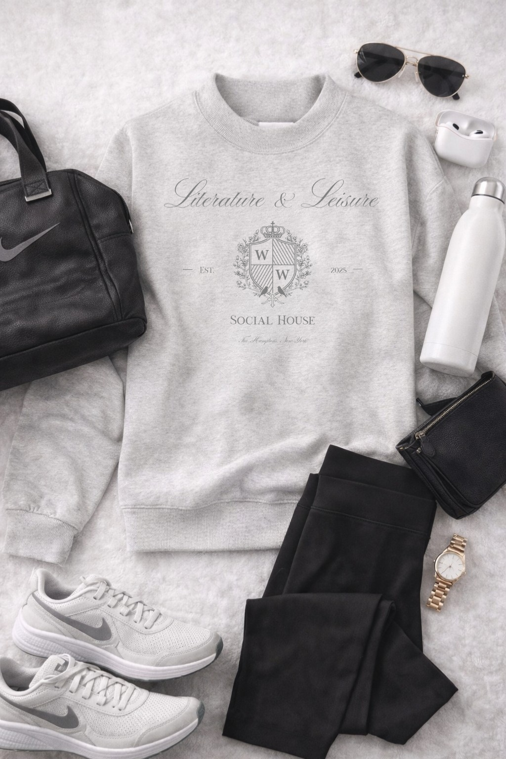 Literature & Leisure Mock Neck - Well Worn Signature