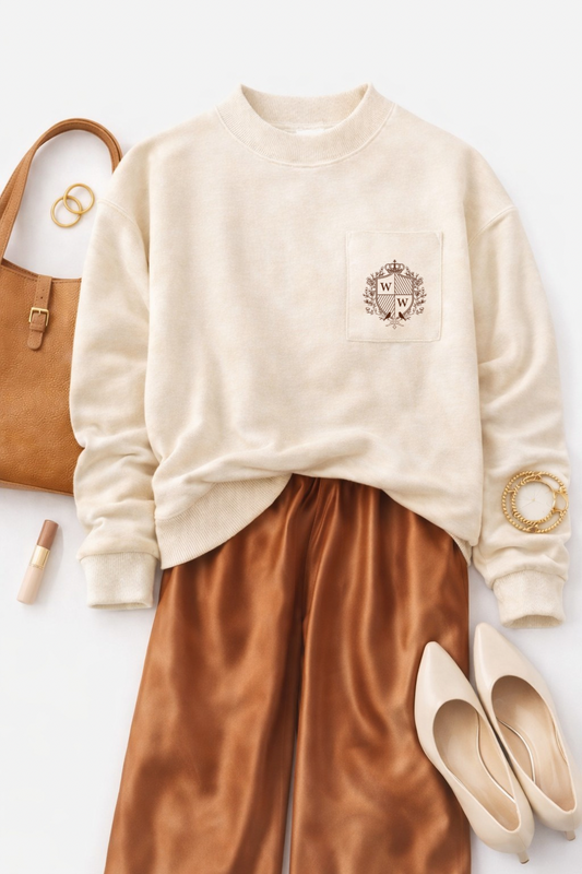 WW Crest Mock Neck - Well Worn Signature